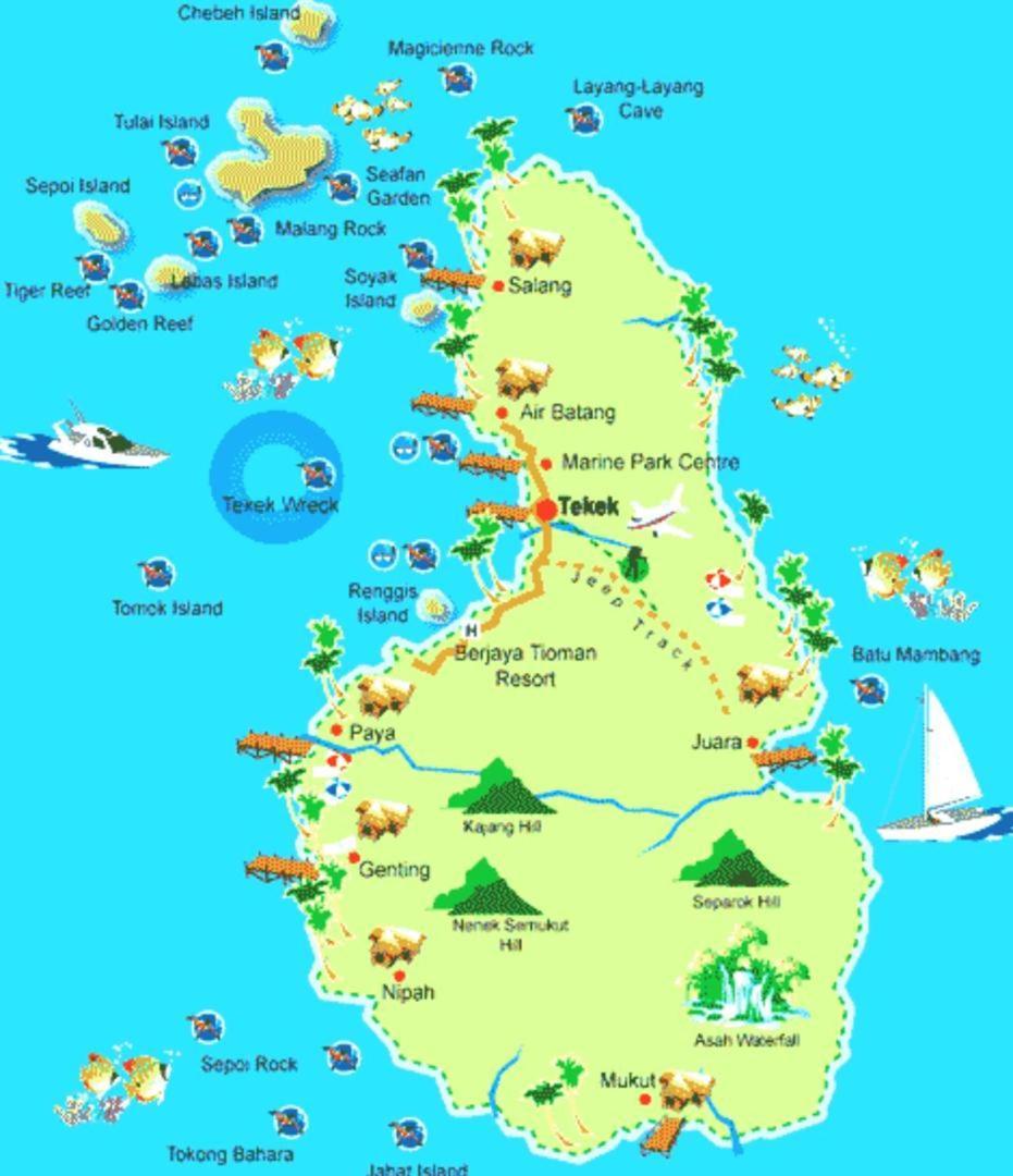 Mukut Coral Chalet Kampong Mukut Ngoại thất bức ảnh